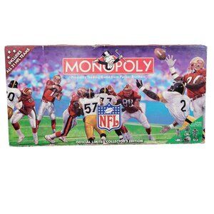 Monopoly NFL Official Limited Collector's Edition Game‎ All AFC NFC Teams 1998
